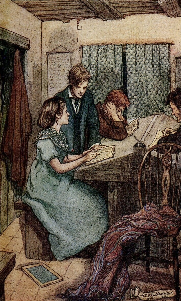 my chief pleasure lay in helping her with her lessons